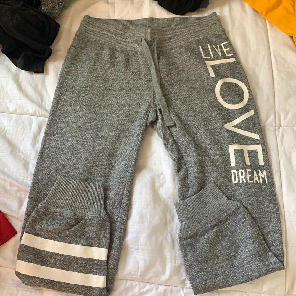 Grey sweatpants